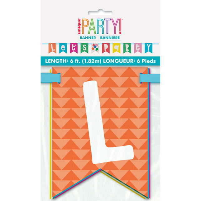 Letterslinger Let's Party 1,83m