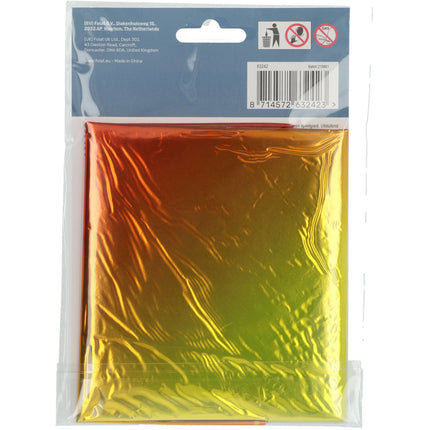 Folie Ballon Cijfer 2 Regenboog XL 81cm leeg