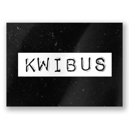 Wenskaart Kwibus 15cm