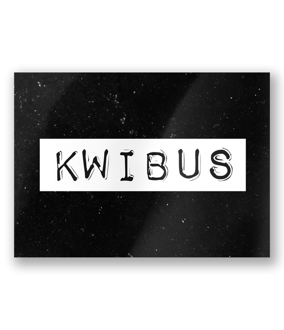 Wenskaart Kwibus 15cm