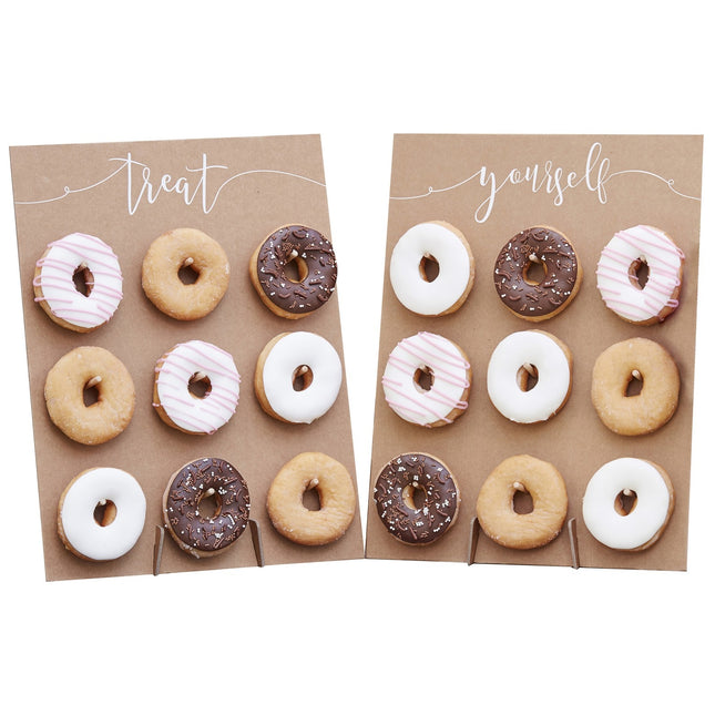 Tafeldecoratie Donut Standaard 42cm 2st