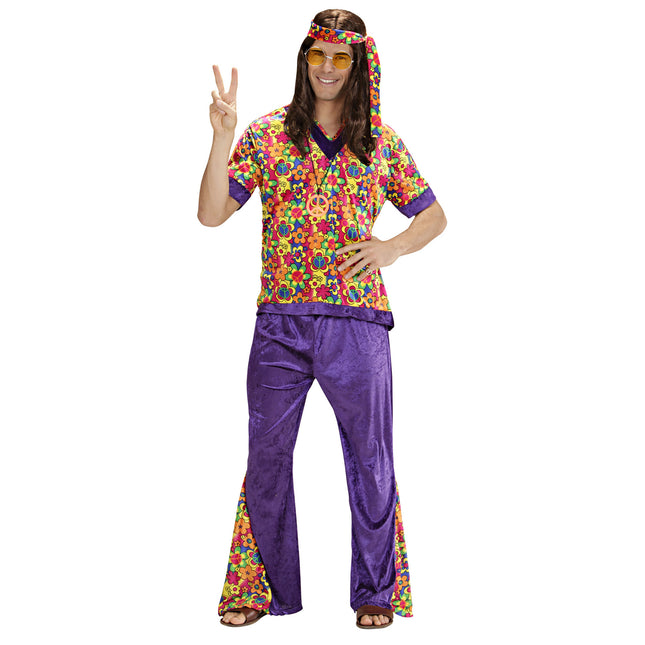 Hippie 60S Kostuum Gekleurd Heren