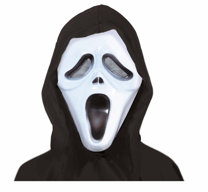 Zwart Witte Halloween Masker Spook Kind