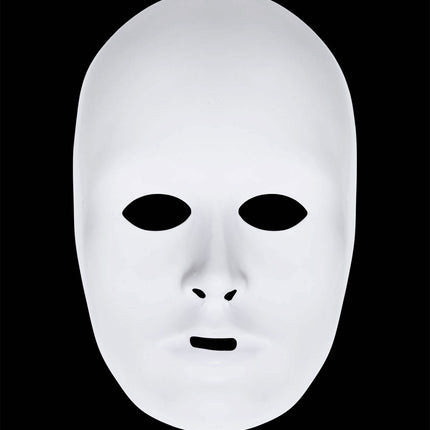 Witte Masker Schilderbaar