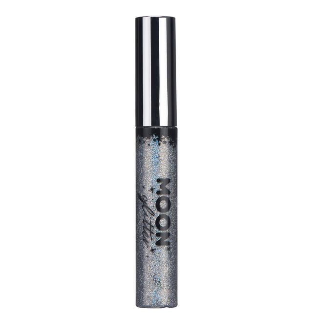 Moon Glitter Holographic Glitter Eye Liner Silver 10ml