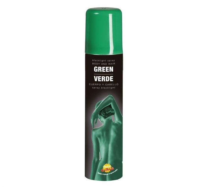 Hair and Body Spray UV Groen 75ml