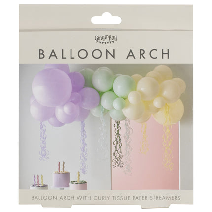 Gekleurde Ballonnenboog Met Tassels