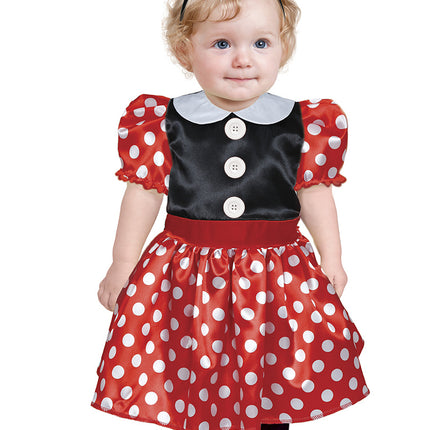 Minnie Mouse Kostuum Rood Wit Baby