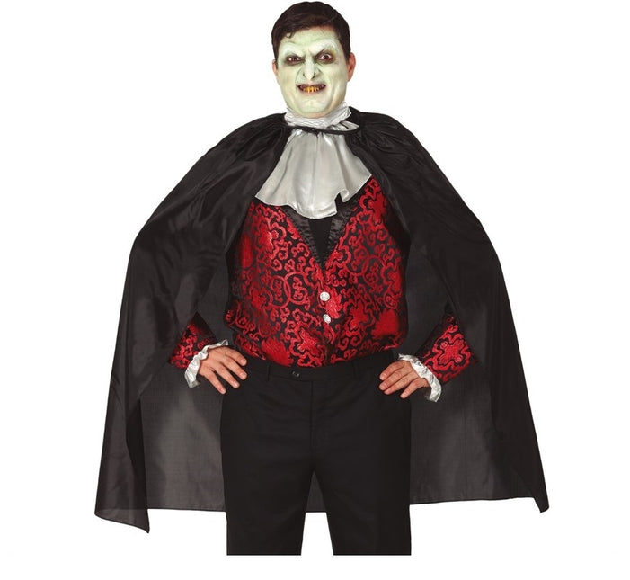 Halloween Cape Zwart 100cm