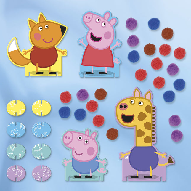 Peppa Pig Pompom Plakken