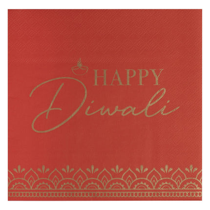 Diwali Servetten 16cm 16st