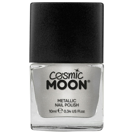 Cosmic Moon Metallic Nail Polish Silver 14ml