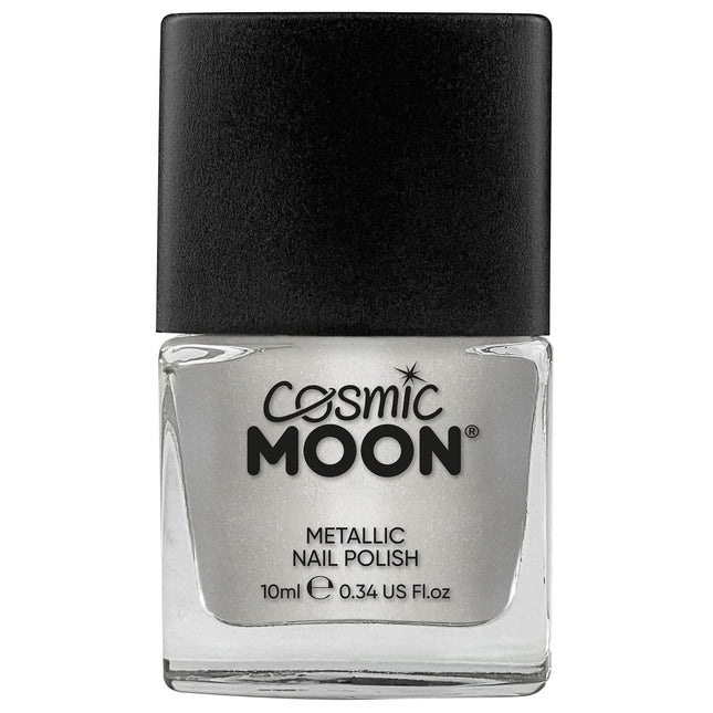 Cosmic Moon Metallic Nail Polish Silver 14ml