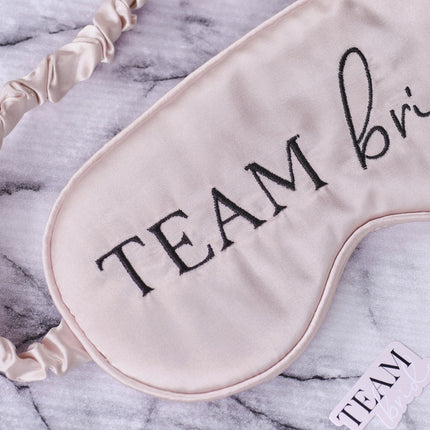 Roze Slaapmasker Team Bride