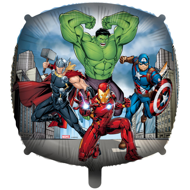 Avengers Helium Ballon Vierkant Leeg 46cm