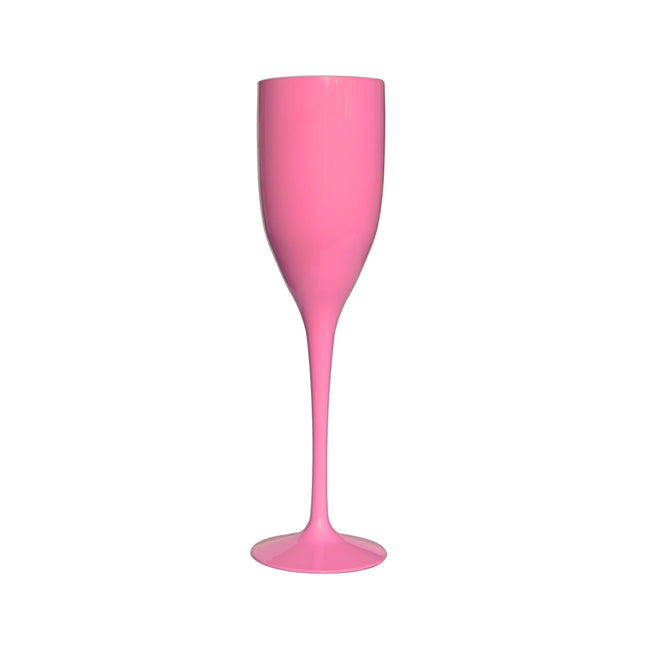 Champagne Glazen Roze Herbruikbaar 150ml 4st