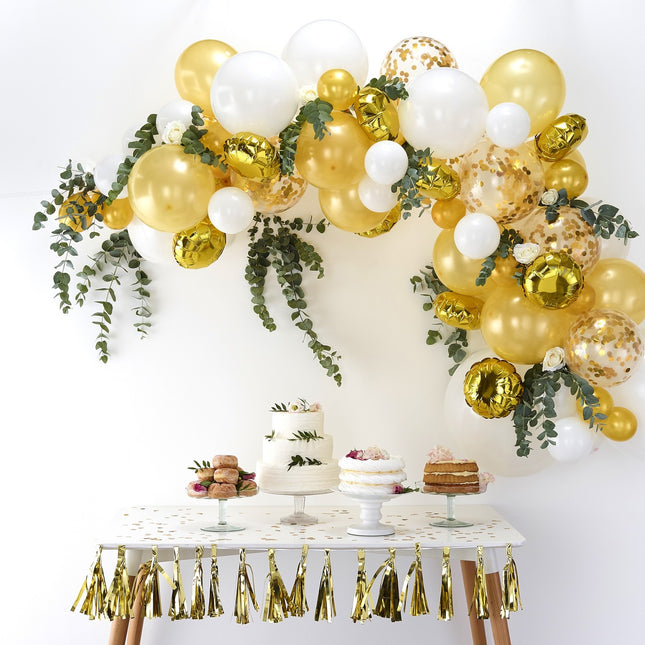 Gouden Ballonnenboog DIY Set