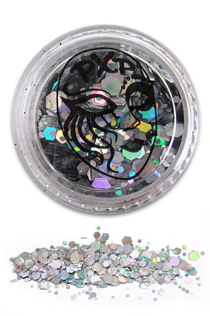 PXP Glitter Poeder Sparkling Silver 5gr