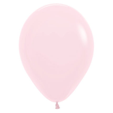 Ballonnen Pastel Matte Pink 23cm 50st