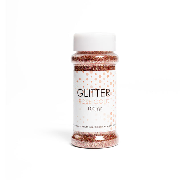 Rose Gouden Glitters 100gr