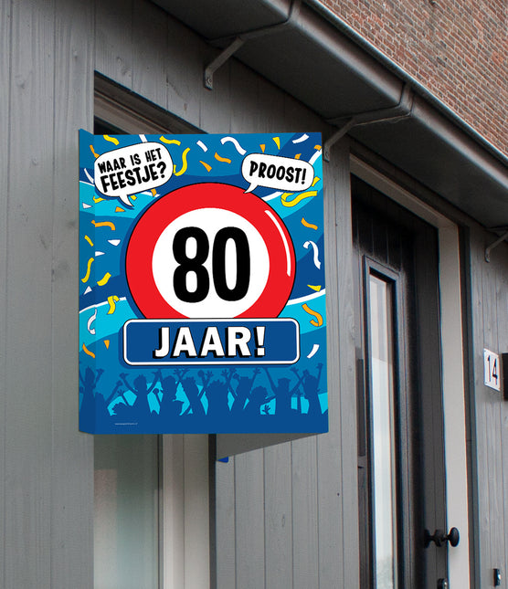 Raambord 80 jaar 60cm