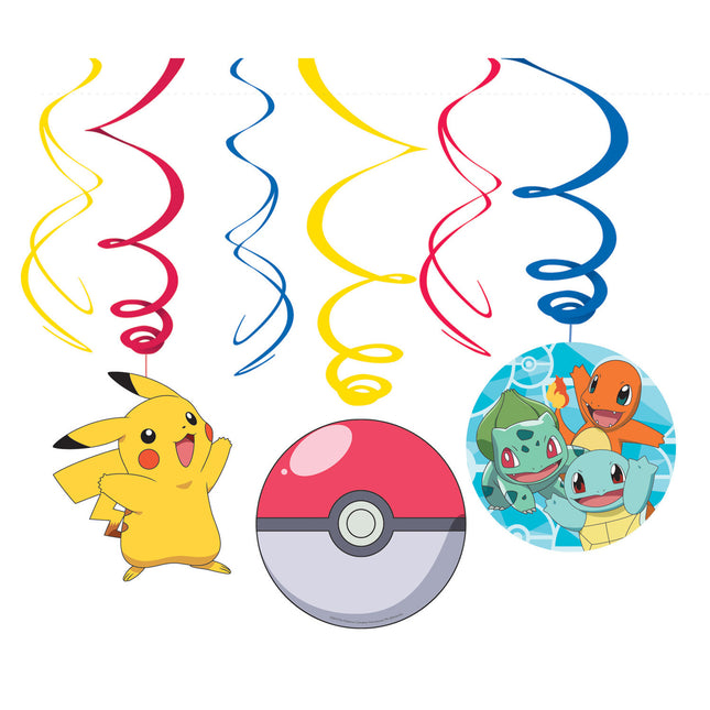 Pokemon Hangdecoratie 61cm 6st