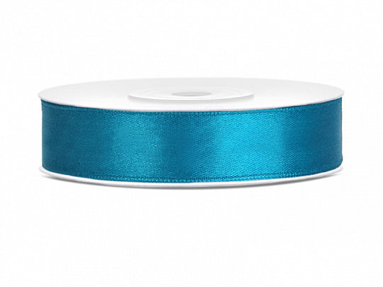 Satijn Lint Turquoise 12mm 25m