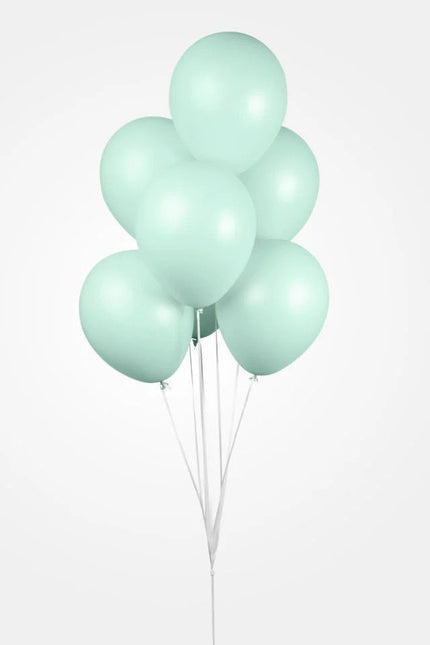 Mintgroene Ballonnen Pastel Macaron 30cm 100st