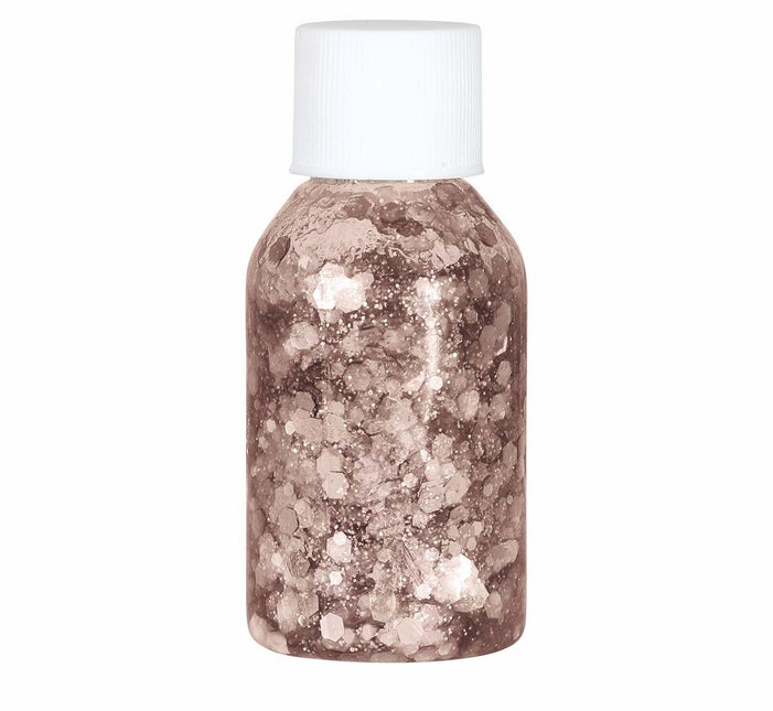 Rose Gouden Glitter Gel