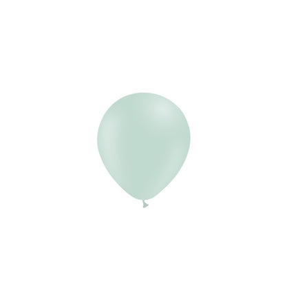 Groene Ballonnen Pastel 14cm 100st