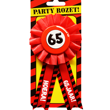 Rozet Hoera 65 Jaar Hoera