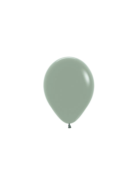 Ballonnen Pastel Dusk Laurel Green 12cm 50st