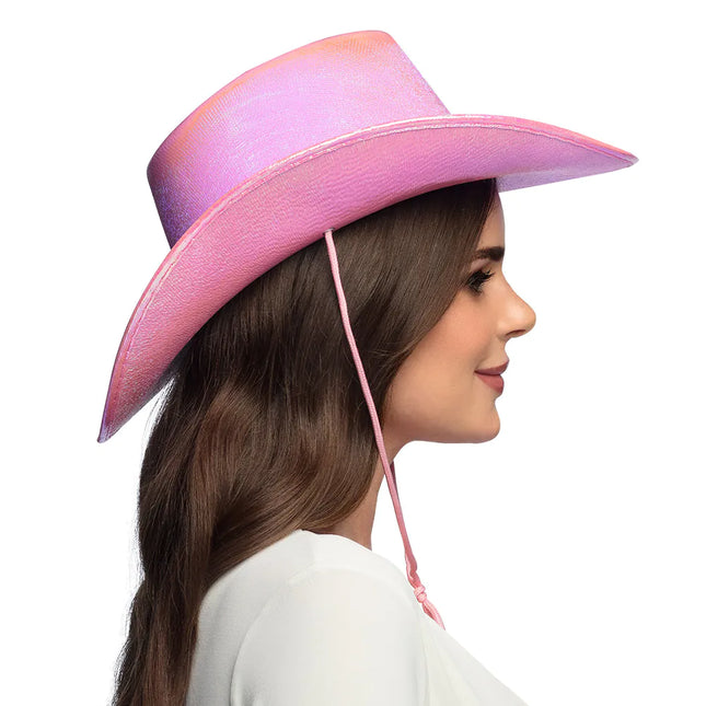 Cowboy Hoed Roze Parelmoer