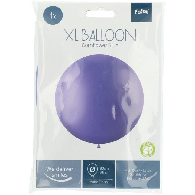 Lavendel Ballon Cornflower Blue 80cm