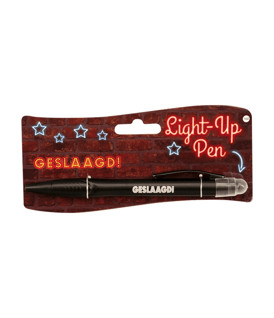 Light Up Pen Geslaagd 15cm