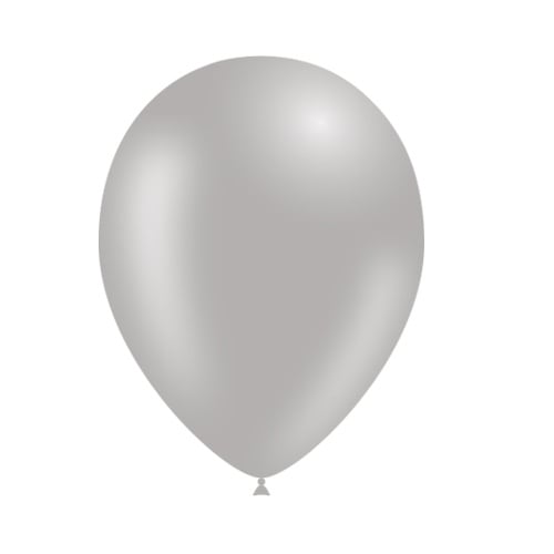 Grijze Ballonnen 25cm 50st