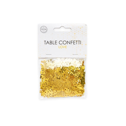 Tafelconfetti Love Goud