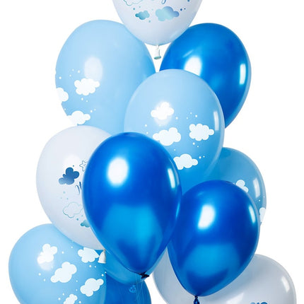 Geboorte Ballonnen It's a Boy 30cm 12st