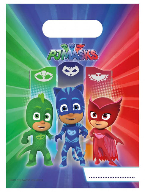 Pj Masks Uitdeelzakjes 23cm 6st