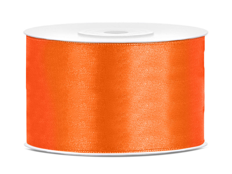 Satijn Lint Oranje 38mm 25m