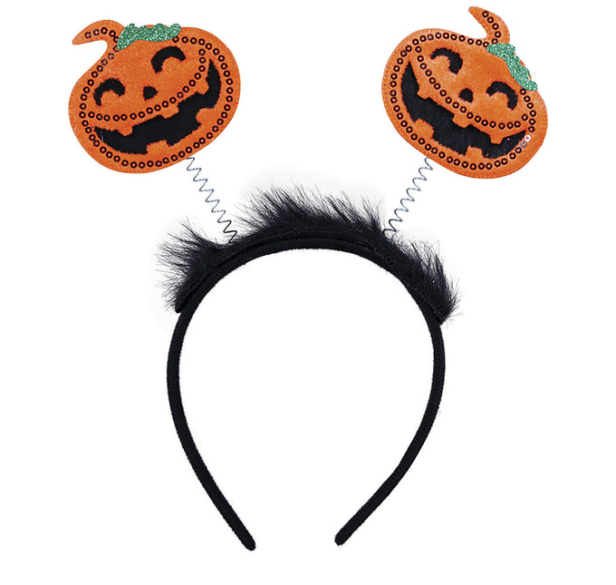 Halloween Haarband Pompoenen Pailletten