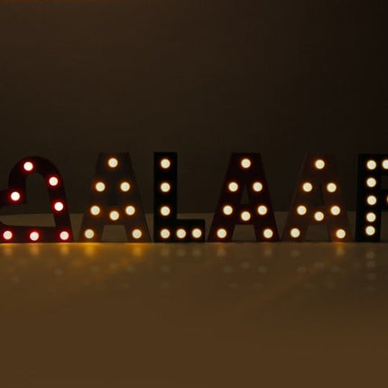 Set Letters Alaaf Met Licht 16.6Cm