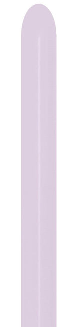 Modelleerballonnen Pastel Matte Lilac 5cm 152cm 50st