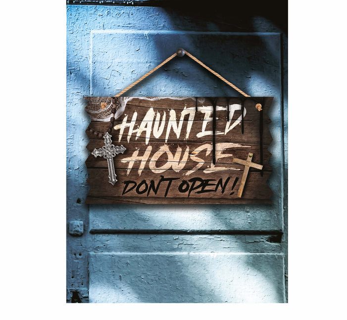 Halloween Hangdecoratie Haunted House 35cm