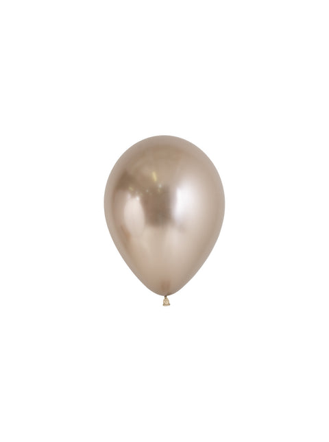 Ballonnen Reflex Champagne 12cm 50st