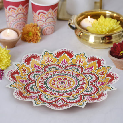 Diwali Borden 27cm 8st