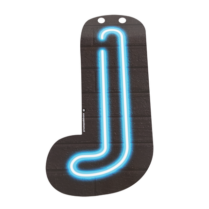 Neon Letter J 24cm