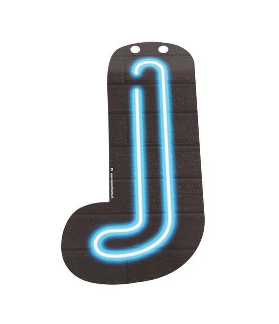 Neon Letter J 24cm