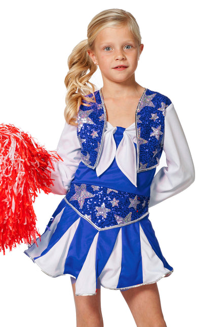 Cheerleader Pakje Blauw Kind