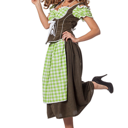 Groene Dirndl Jurk Oktoberfest Dames